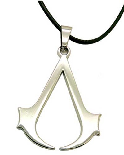 Halder Assassin's Creed Pendant Necklace Accessories(Silver,Braided Cord)
