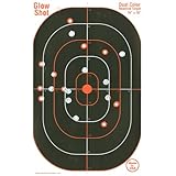 40 pack - 16" x 10" Reactive Splatter Targets - GlowShot - Multi Color - See Your Hits Instantly - Gun and Rifle Targets - Search GlowShot for all our 6", 8" and 10" Targets