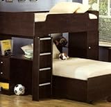 IMAGE OF Oakfield Loft Bunk Bed Set - Coaster 400227