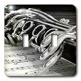 Music - Clarinet - Light Switch Covers - double toggle switch