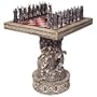 Arthurian Chess Table with Display Base by Les Etains du Graal
