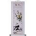 Hand-Painted 48" Oriental Wall Art Scroll - Autumn Chrysanthemum & Pandas With White Border