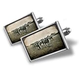 Cufflinks "Wild horses, Vintage" - Hand Made Cuff Links