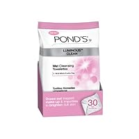 Pond's Luminous Clean Wet Towelettes, 30Count