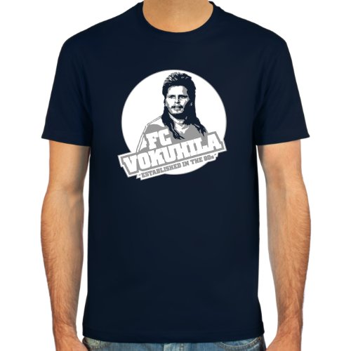 T-Shirt Mike Werner, FC Vokuhila ::: Farbauswahl: deepred, schwarz, oliv oder navy ::: Größen: S-XL ::: Fußball-Kult