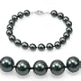 Genuine Swarovski Crystal Pearl Bracelet - Tahitian (8mm)