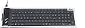 CLAVIER AZERTY PC SILICONE FLEXIBLE 108 TOUCHES USB LAVABLE SOUPLE SILENCIEUX RESISTANT