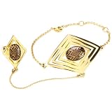 House Of Harlow 1960 Smokey Double Diamond Han