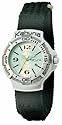 Kahuna K1C-1001L Ladies Silver Dial Black Velcro Strap Watch