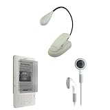 Amazon Kindle 2 (2nd Generation) Full Screen Protector / Guard, Earphones, and a White Ebook Reader Light Combo