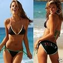 Juicy Couture Terry Bikini Rainbow Black