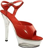 Red Sexy High Heel Platform Shoes (Size:Small 5-6)