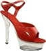 Adult Red Platform Costume Shoes (Sz: Large 9-10)