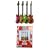 4 INFLATABLE GUITARS 106cm - ASSORTED COLOURS