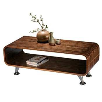 Table basse de salon Perugia Zebrano, DL-933, 90x39x33cm