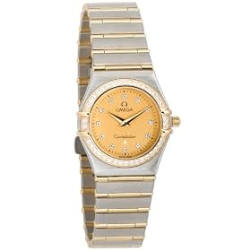 Omega Women's Constellation Quartz Small Diamond Accented Watch #1277.15.00
