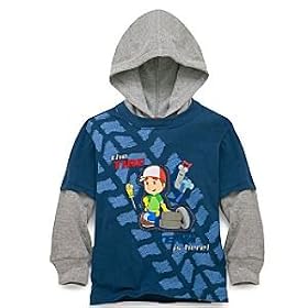 Disney Handy Manny Long-Sleeve Tee with Hood for Toddler Boys