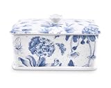 Botanic Blue Butter Dish