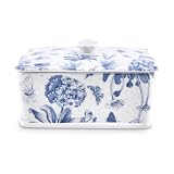 Botanic Blue Butter Dish by Portmeirion