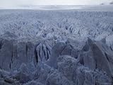 The Jagged Ice and Fracture Zone of a Vast and Menacing Glacier Photographic Poster Print by Jason Edwards, 16x12