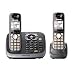 Panasonic KX-TG6542B DECT 6.0 PLUS Expandable Digital Cordless Answering System with 2 Handsets