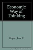 The economic way of thinking