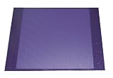 Aurora Products Junior Executive Desk Pad, 22.25 x 17 x .25 Inches, Purple Croc with Blackberry Liner (09340-3S)