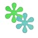 Flower Power Tub Appliques Set/10