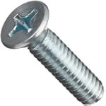 Zinc Plated Steel Machine Screw, Flat Head, Phillips Drive, #8-32, 1/4" Length (Pack of 100) $4.54