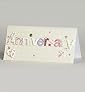 Patchwork Text Anniversary Card