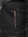 J.TOMSON Women's Faux Leather PU Moto Zip Up Jacket