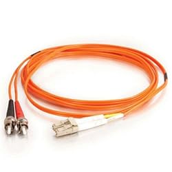 Cables To Go 33169 LC/ST Duplex 62.5/125 Multimode Fiber Patch Cable (15 Meters, Orange)
