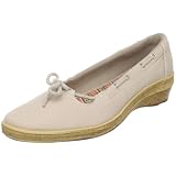 Grasshoppers Womens Whitney Linen Wedge Pump