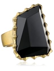 Sam Edelman Stone Black Ring Set, Size 7