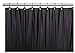 Elegant Home Heavy Duty Vinyl Shower Curtain Liner with 12 Metal Grommets Black