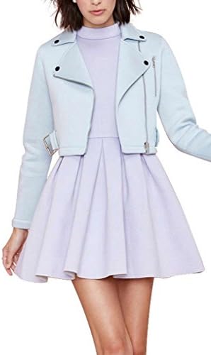 hodooyee Fold Space Cotton Commute Style Pleated Dresses Size S Lavender