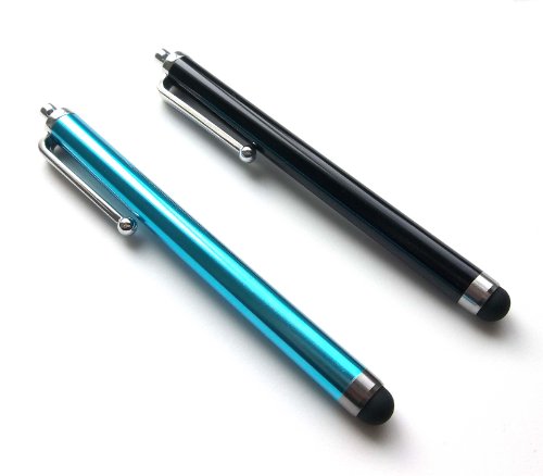 Bargains Depot® (Blue &amp; Black) 2 pcs (2 in 1 Bundle Combo Pack) Capacitive Stylus/styli Universal Touch Screen Pen for Tablet PC Computer // Cell Phone : HP EliteBook 2760p XU103UT 12.1 Inch Tablet, HP Slate 500 8.9 Inch Tablet, HP TouchPad Wifi 9.7 Inch Tablet 16GB / 32GB, HP Palm Pre 2, HP Pre 3, HP TouchPad, HP Veer 4G