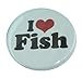 A&T Designs Unisex - I Love Fish 1.25