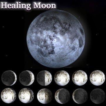 Novelty LED Healing Moon Wall Light Night Light With Remote Control