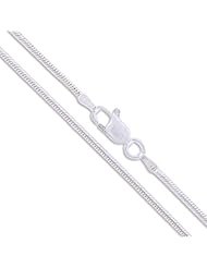 Sterling Silver Magic Snake Chain 2mm Solid 925 Italy Brazilian Necklace 20"