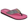 Women's Merona&reg; Georgene Ribbon Flip Flops - Black/Pink