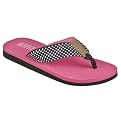 Women's Merona&reg; Georgene Ribbon Flip Flops - Black/Pink