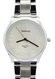 Bariho - Montre Homme - Quartz - Acier inoxydable - chiffrblancs Dial WR 30M