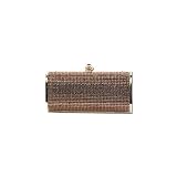 Jeweled Evening Purse with Smoky Topaz Swarovski Crystals