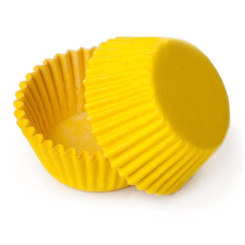 Dress My Cupcake Standard Yellow Cupcake Liners BULK - 500 Liners - Dessert Table Decorations, Birthday Cupcakes, Toppers and 