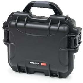 Nanuk 905 Case w/foam liner, w/strap - Black 905-3011