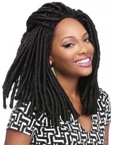 black cosplay candy curly brazilian kinky synthetic lace front dreadlock wig heat resistant Hair for africa american women