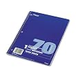 Mead Spiral 1-Subject Wide-Ruled Notebook, 1 Notebook, Color May Vary, Assorted Colors  (05510)