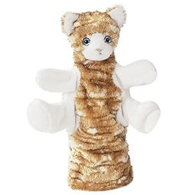 Cat Hand Puppet - Natural