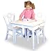 Melissa & Doug Deluxe Wooden Table & Chairs Set